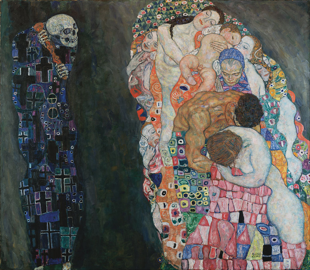 Death and Life by Gustav Klimt, Wikipedia Commons